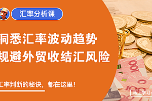 外土司 汇率分析冠军 价值2290元-好课程网