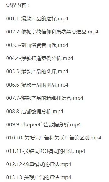 图片[2]-Shopee爆款打造核心运营方法，下一个大卖就是你-好课程网