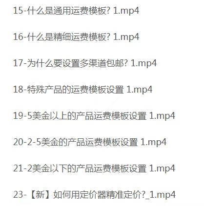 图片[3]-速卖通 VIP实战操作-速成班，带你玩转速卖通平台（23节-好课程网