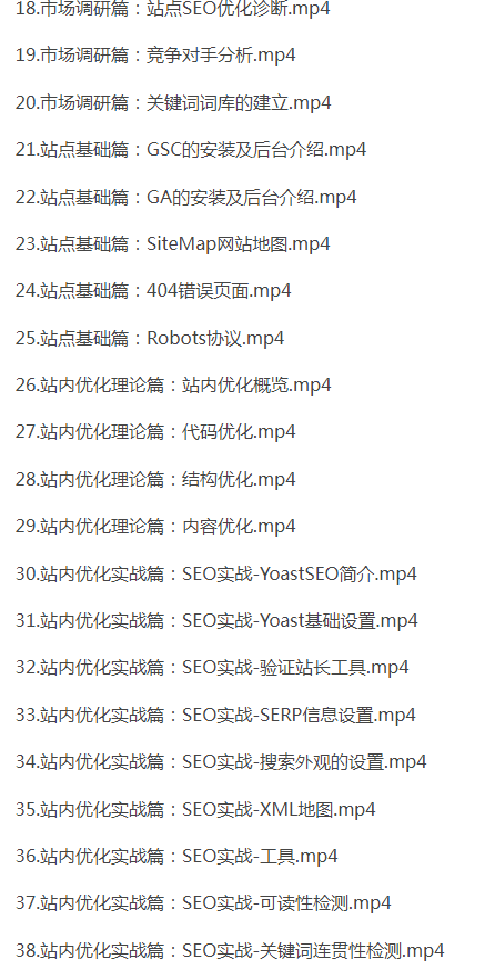 图片[4]-GoogleSEO零基础入门系列教程，全方位、全流程的详细介绍了谷歌SEO优化操作方法技巧-好课程网