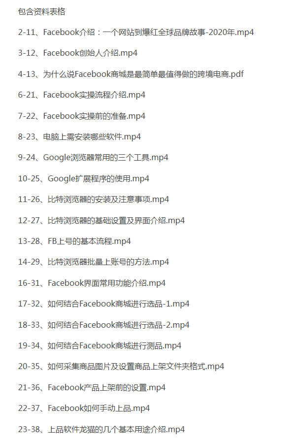 图片[2]-2024Facebook商城自然流(从入门到精通)，玩转脸书商城全闭环-好课程网