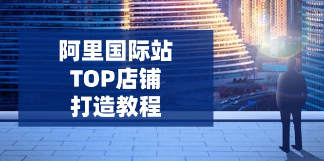 阿里国际站TOP店铺打造教程：涵盖平台到高阶，解决运营难题，提升询盘-好课程网